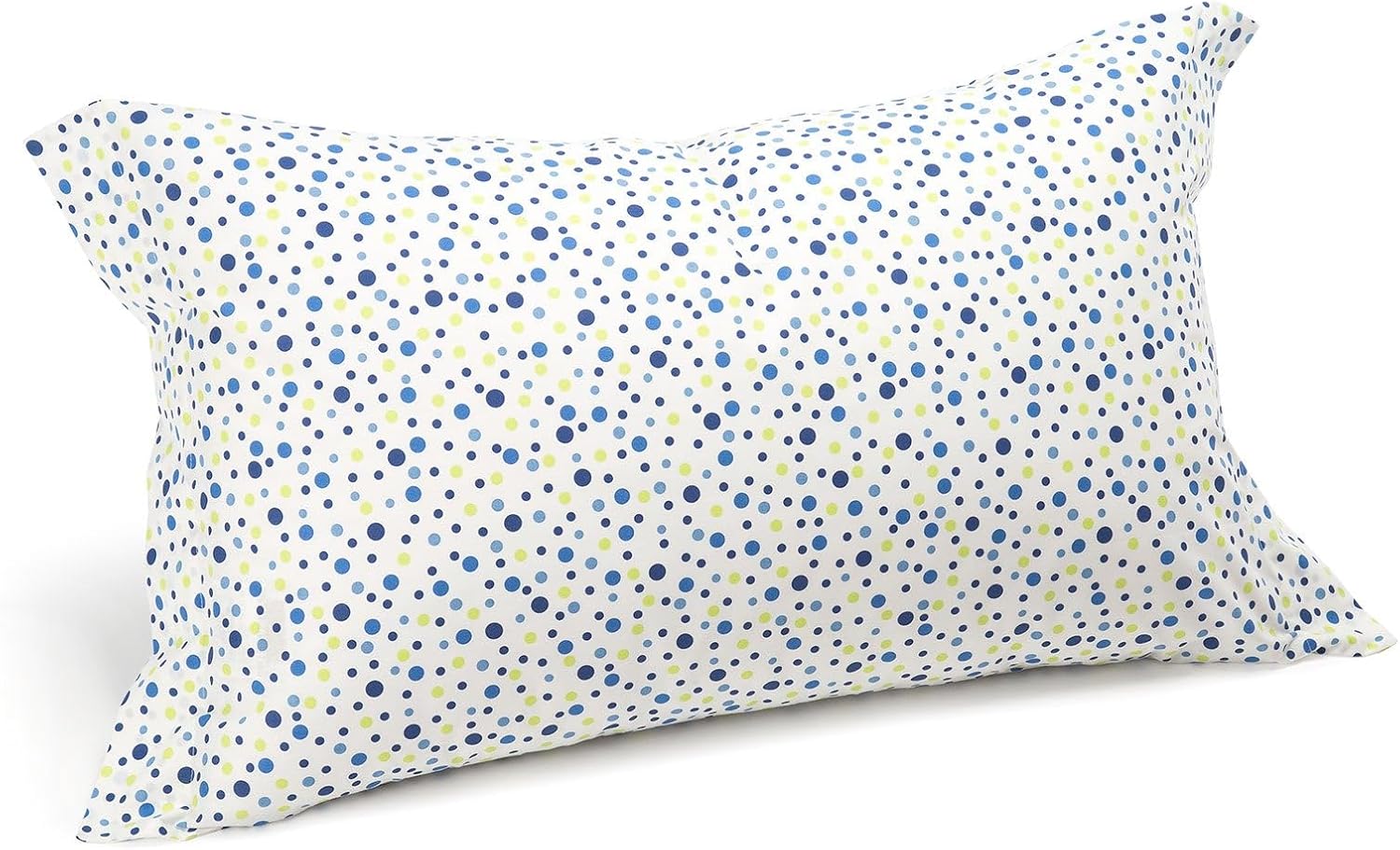Coppia federe pois 50x80cm blu