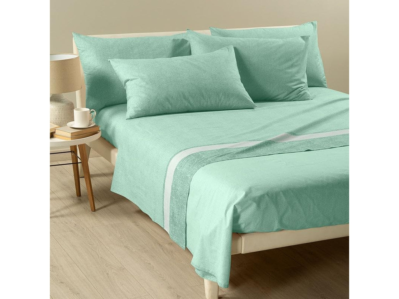 Caleffi lenzuola nevada2 2 piazze green
