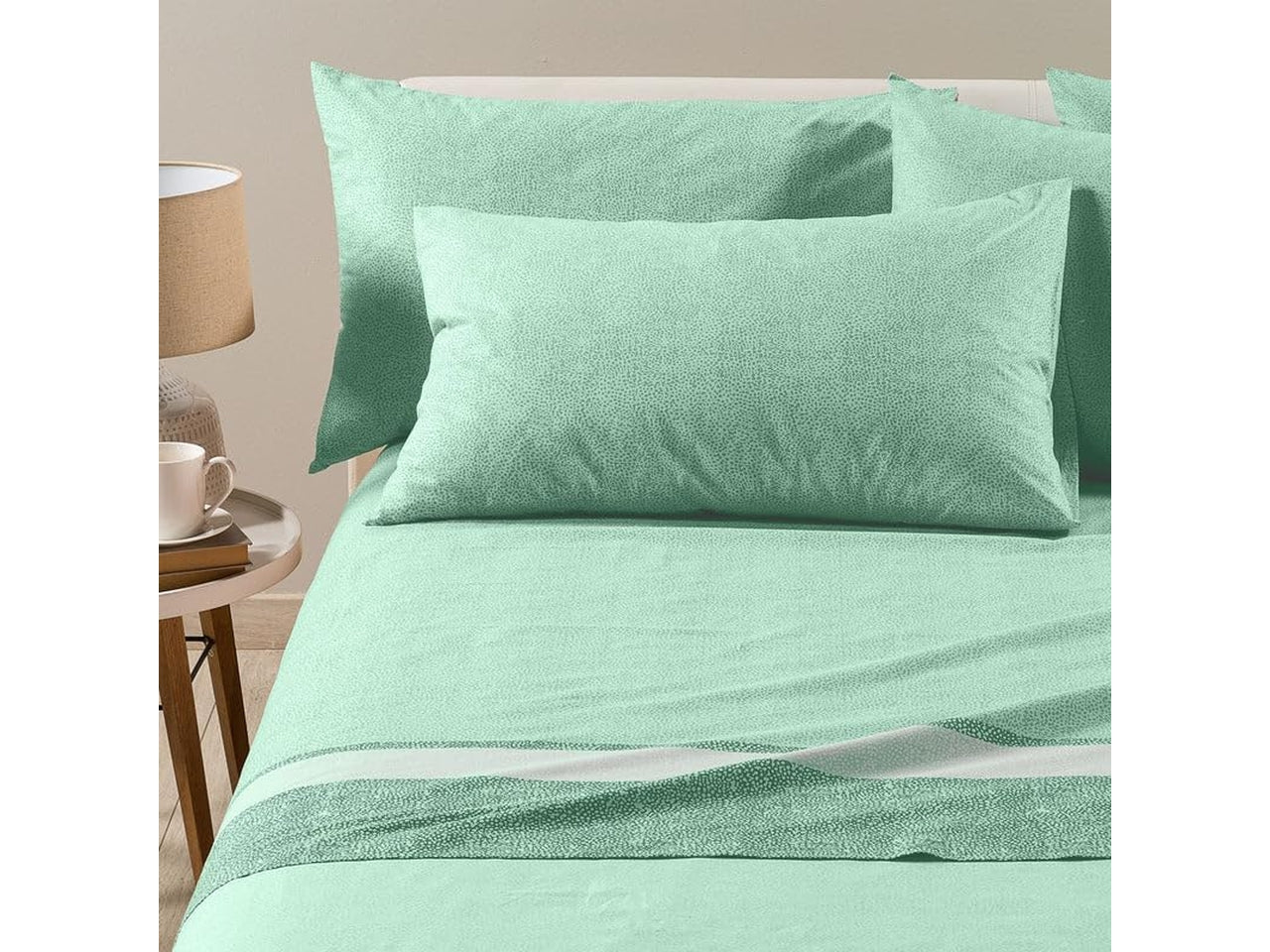 Caleffi lenzuola nevada2 2 piazze green