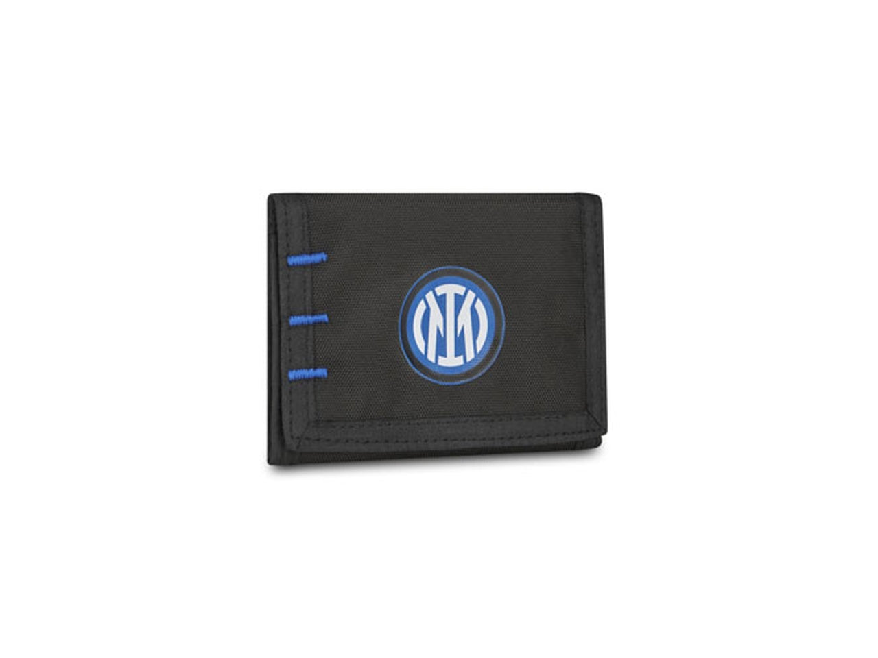 Portafoglio con velcro Inter palla in rete