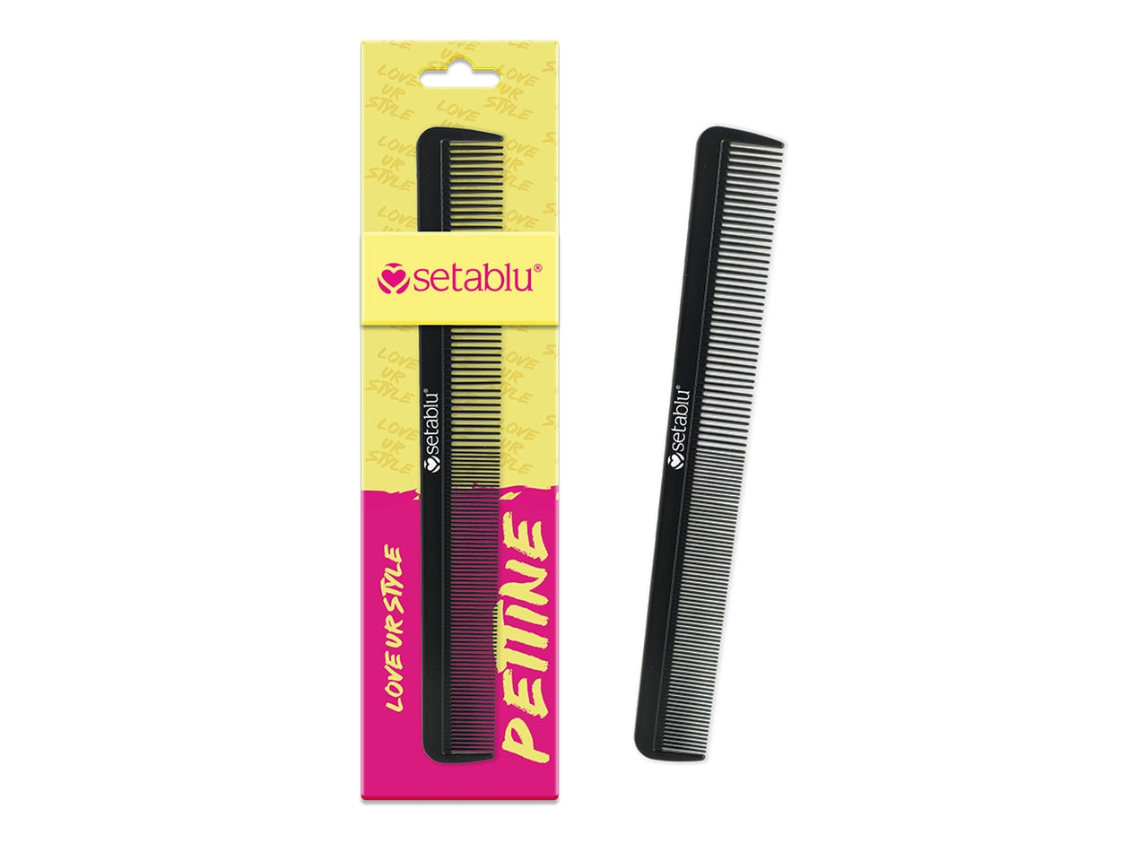 Pettine da barbiere nero