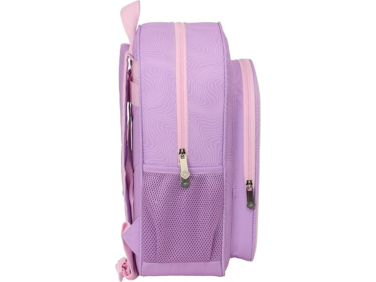 Zaino junior K-Pop Demon Hunter Iconic 32x38x12cm rosa, adattabile a carrello trolley