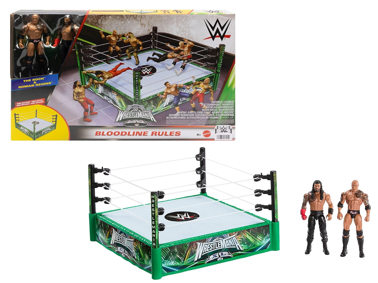 Wrestling bloodline rules playset
