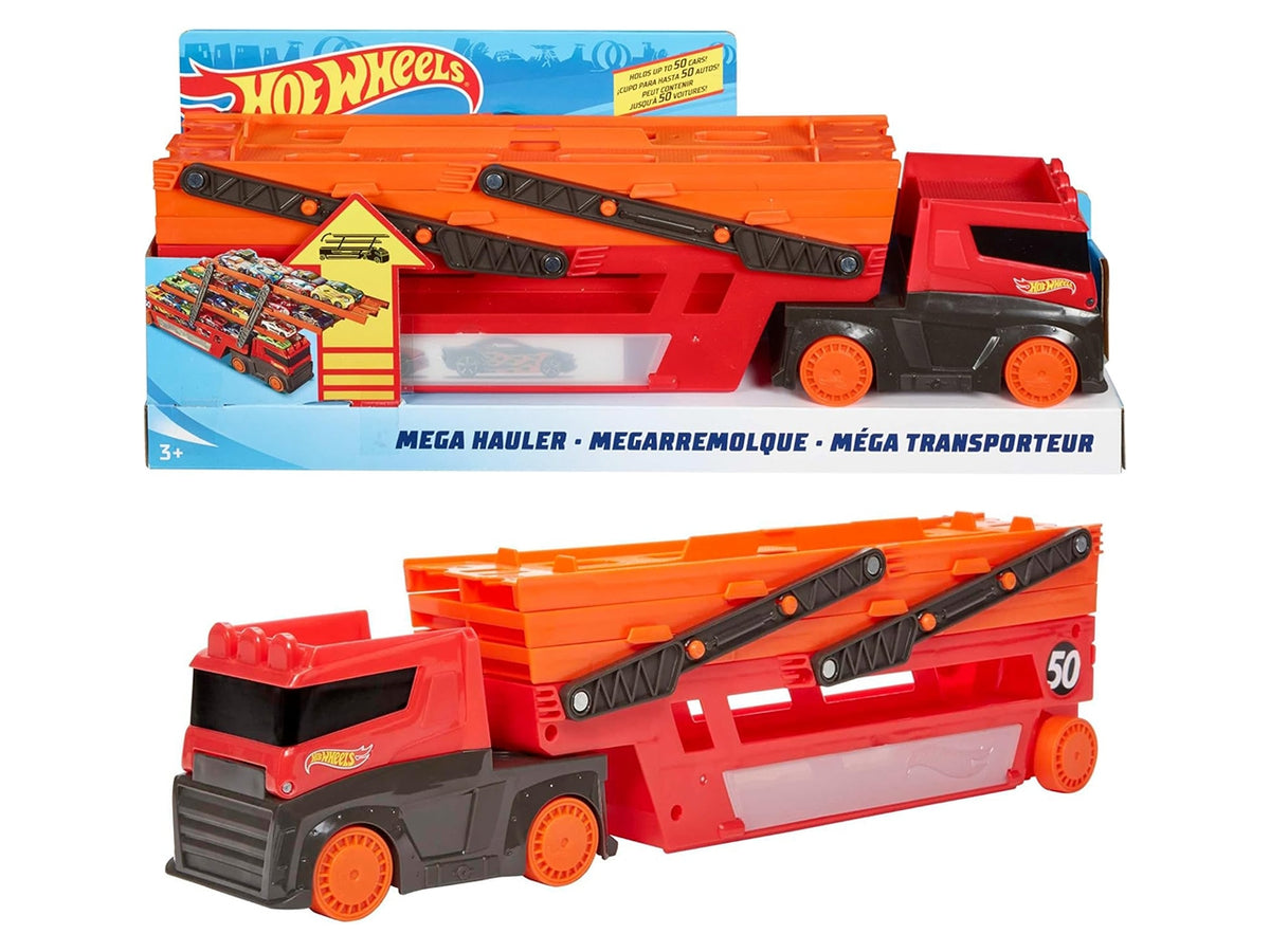 Hot Wheels mega red hauler 50th