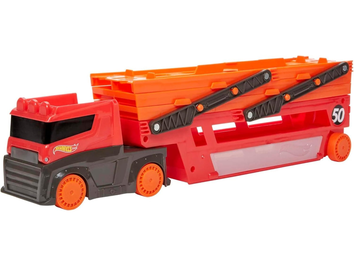 Hot Wheels mega red hauler 50th
