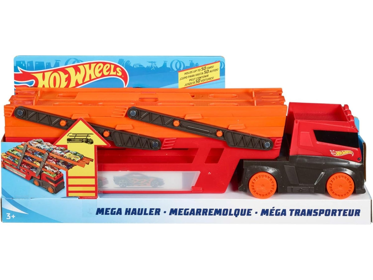 Hot Wheels mega red hauler 50th