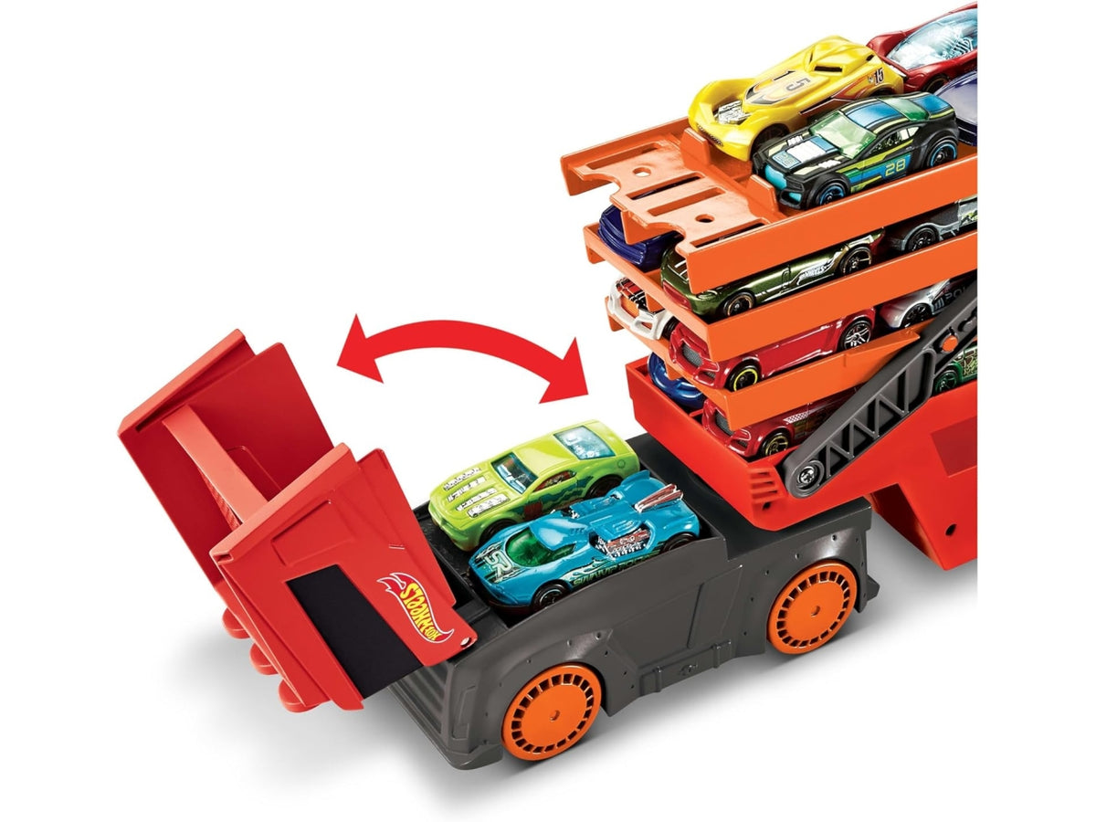 Hot Wheels mega red hauler 50th
