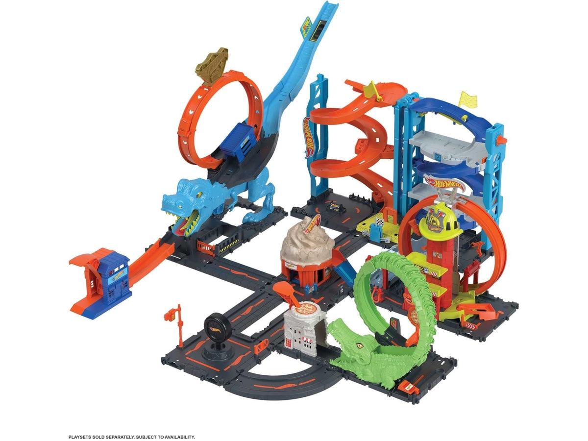Hot Wheels city super loop fire station