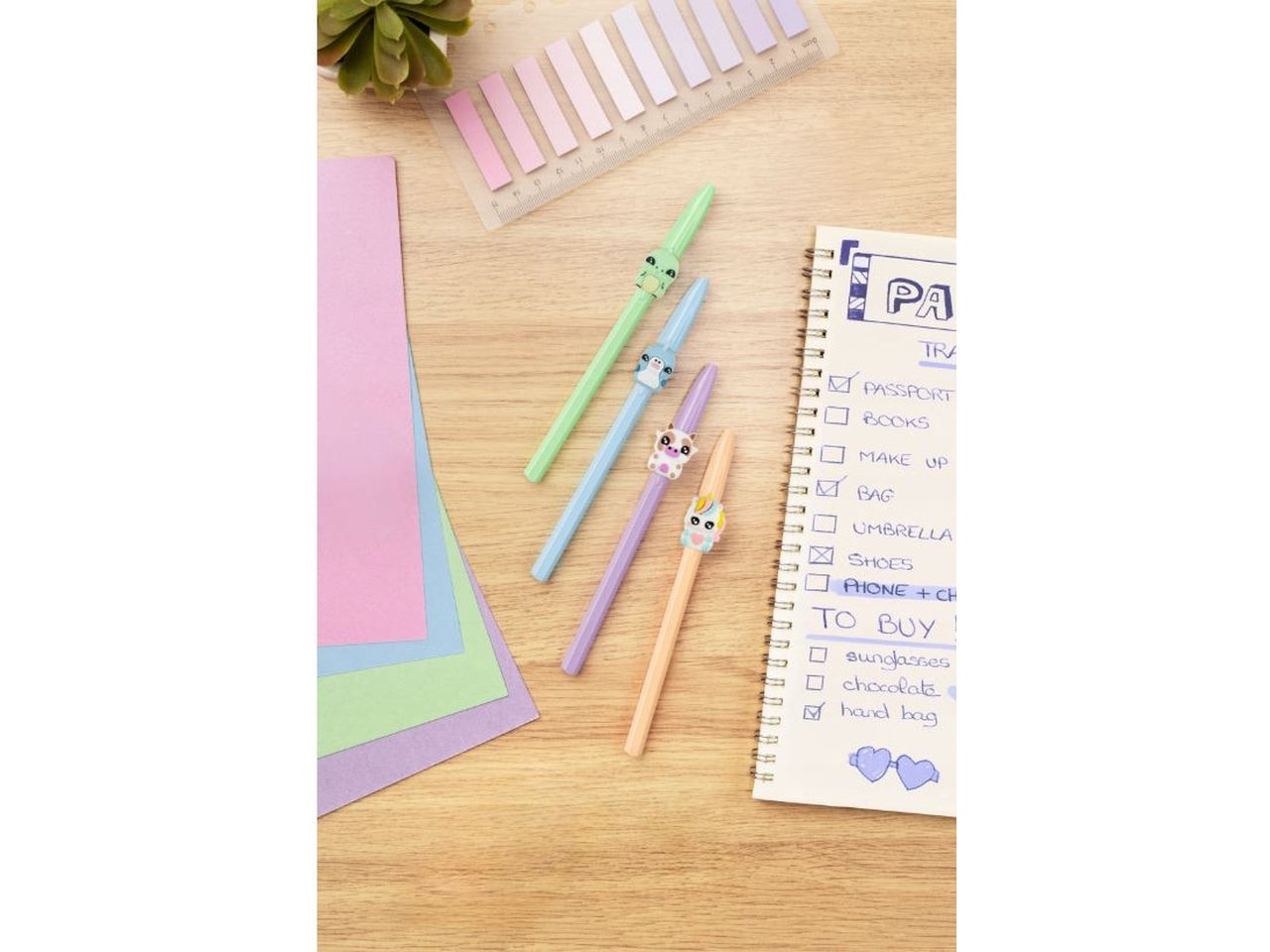 Penna crstl figurine blu set da 2 penne 303750