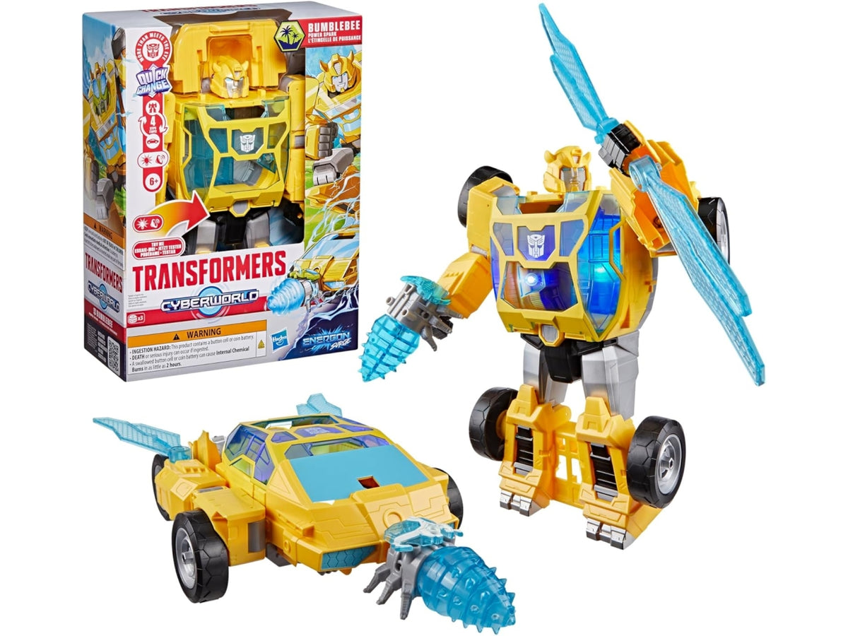 Transformers cyberworld power spark bumblebee