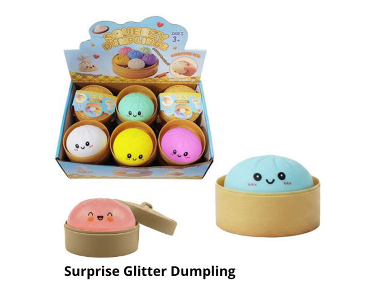 Squishy Ravioli Glitter a Sorpresa 8,5cm Â£