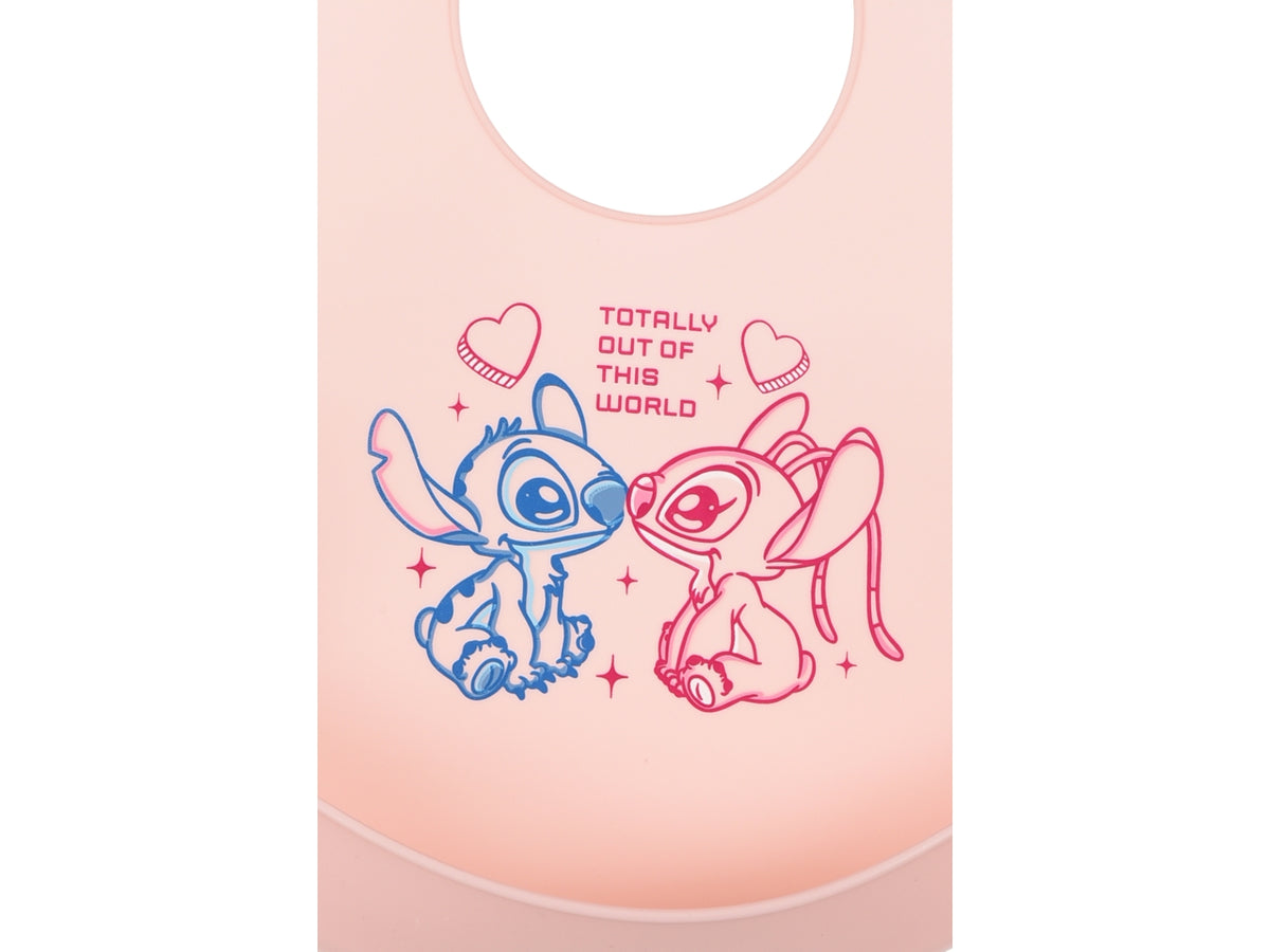 Lilo e stitch bavette 30x23cm silicone