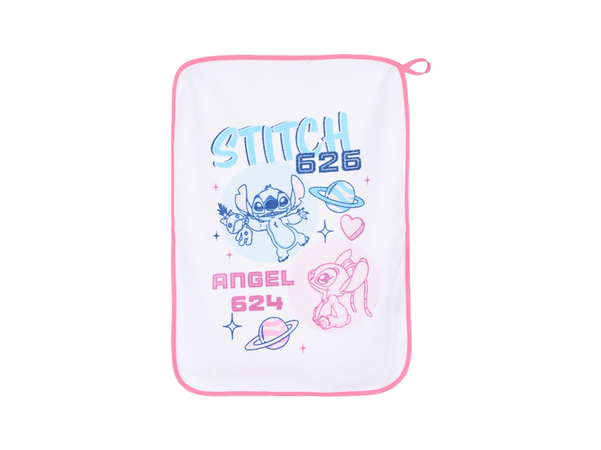 Lilo e stitch set 3pz bavaglino+nappe+sacca