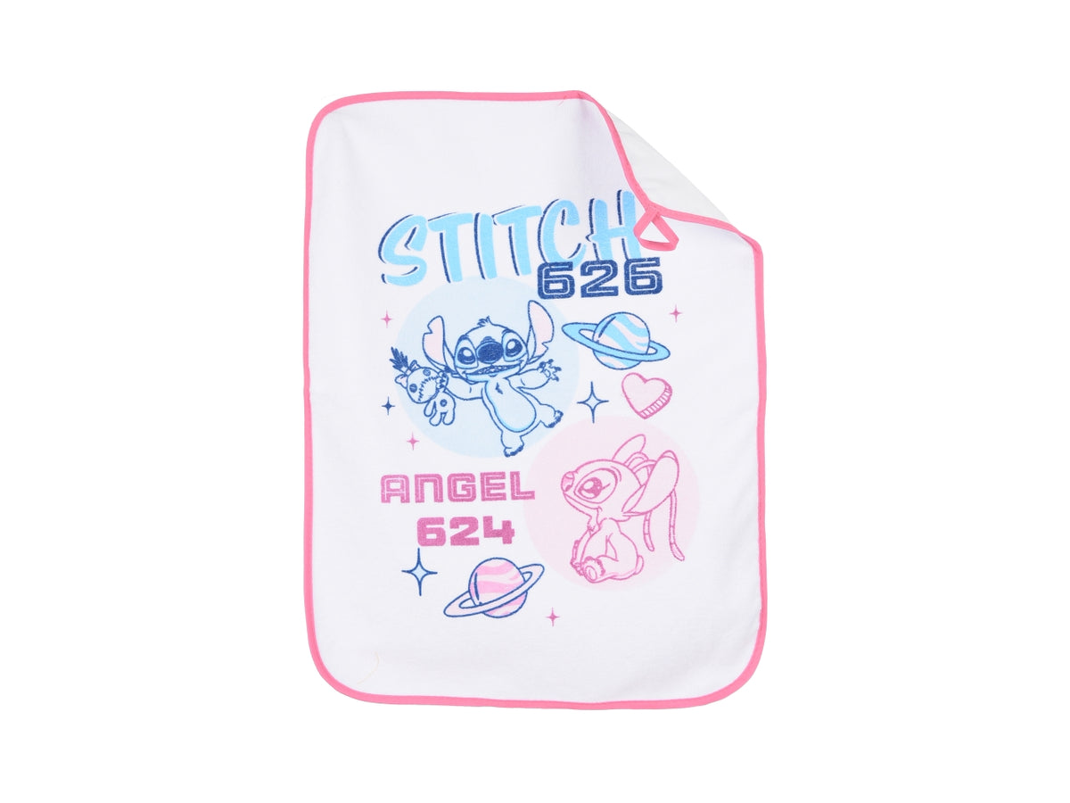 Lilo e stitch set 3pz bavaglino+nappe+sacca