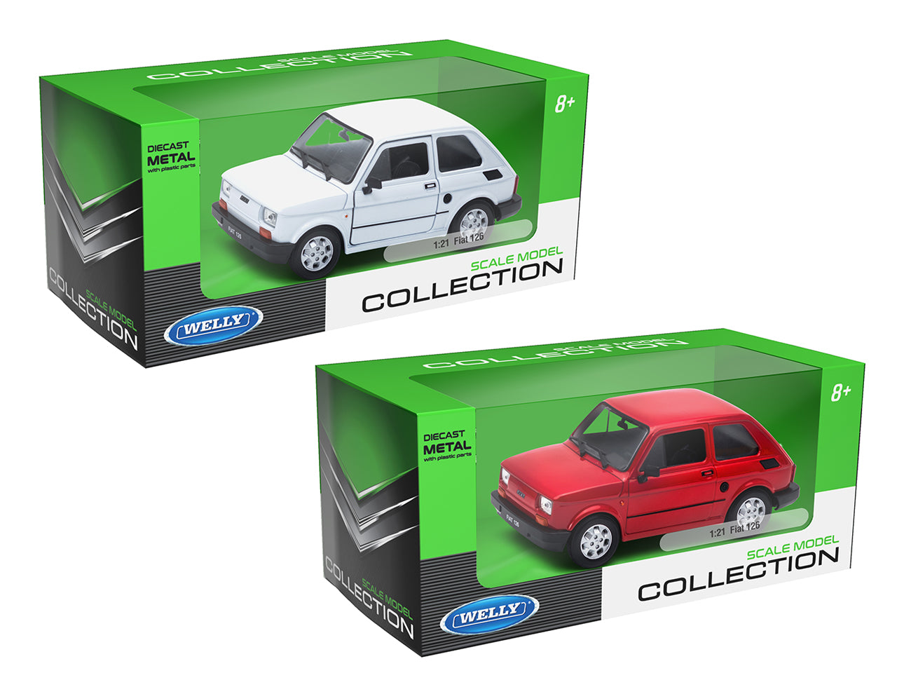 Auto fiat 126 scala 1:21
