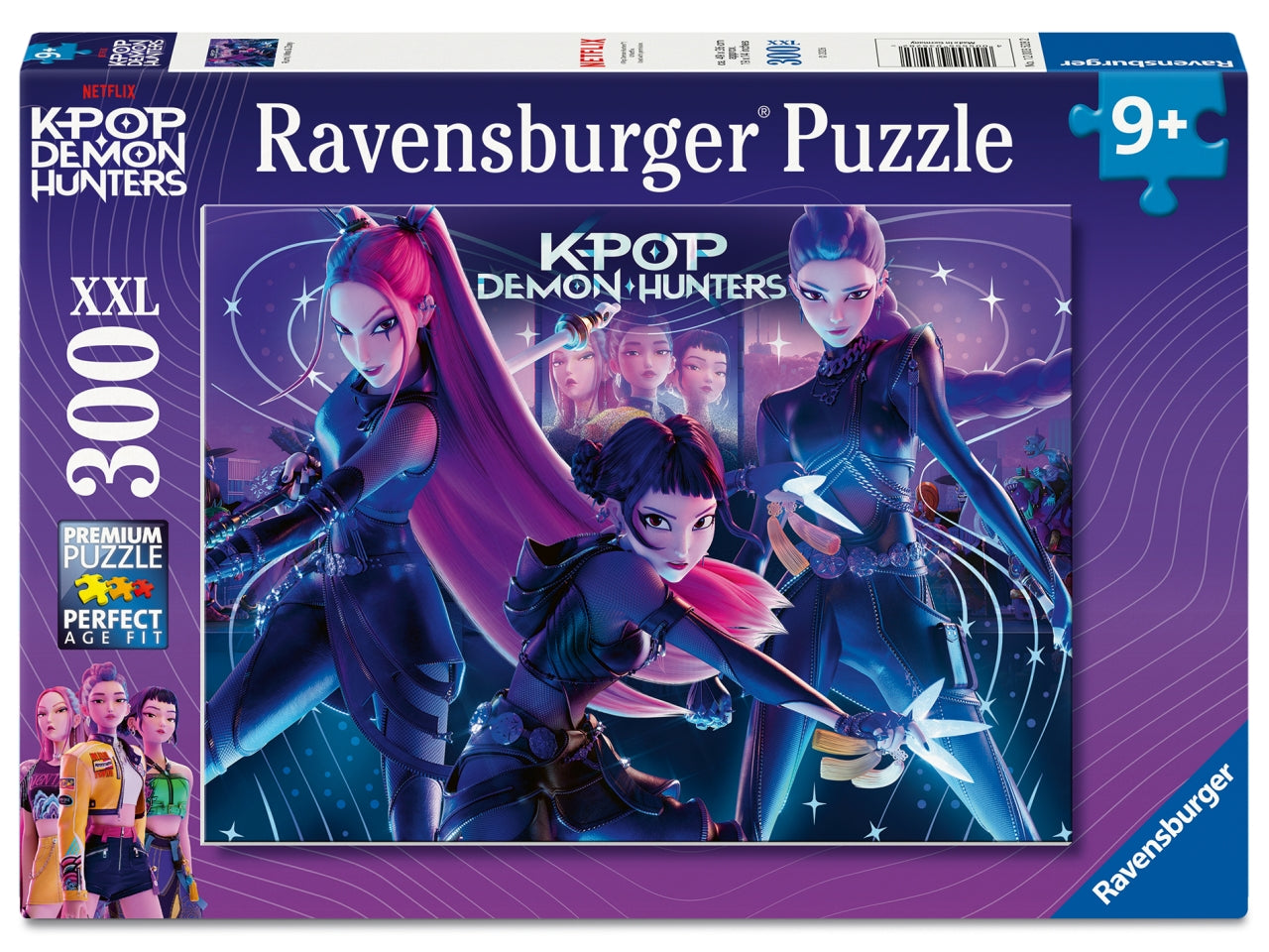 Puzzle K-pop demon hunters rumi, mira & zoey xxl da 300 pezzi