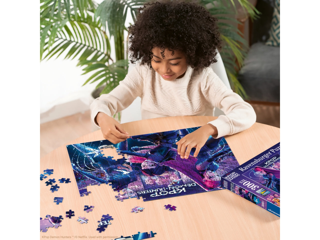 Puzzle K-pop demon hunters rumi, mira & zoey xxl da 300 pezzi