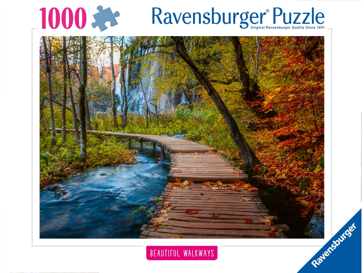Puzzle Sentiero nel bosco autunnale 1000 pezzi