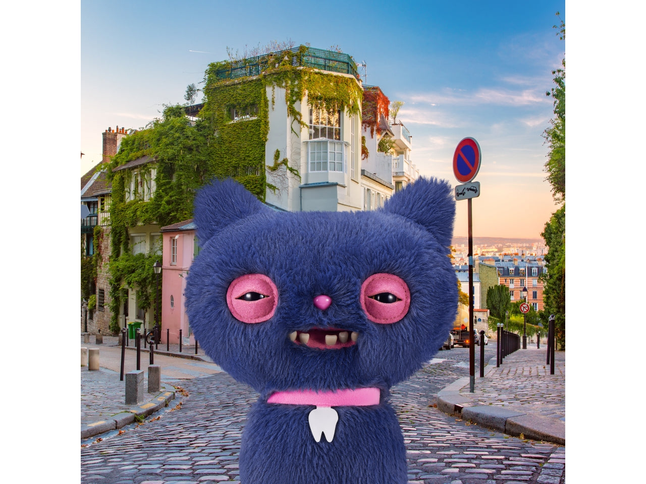 Peluche Fuggler Alley Cats da 22 cm