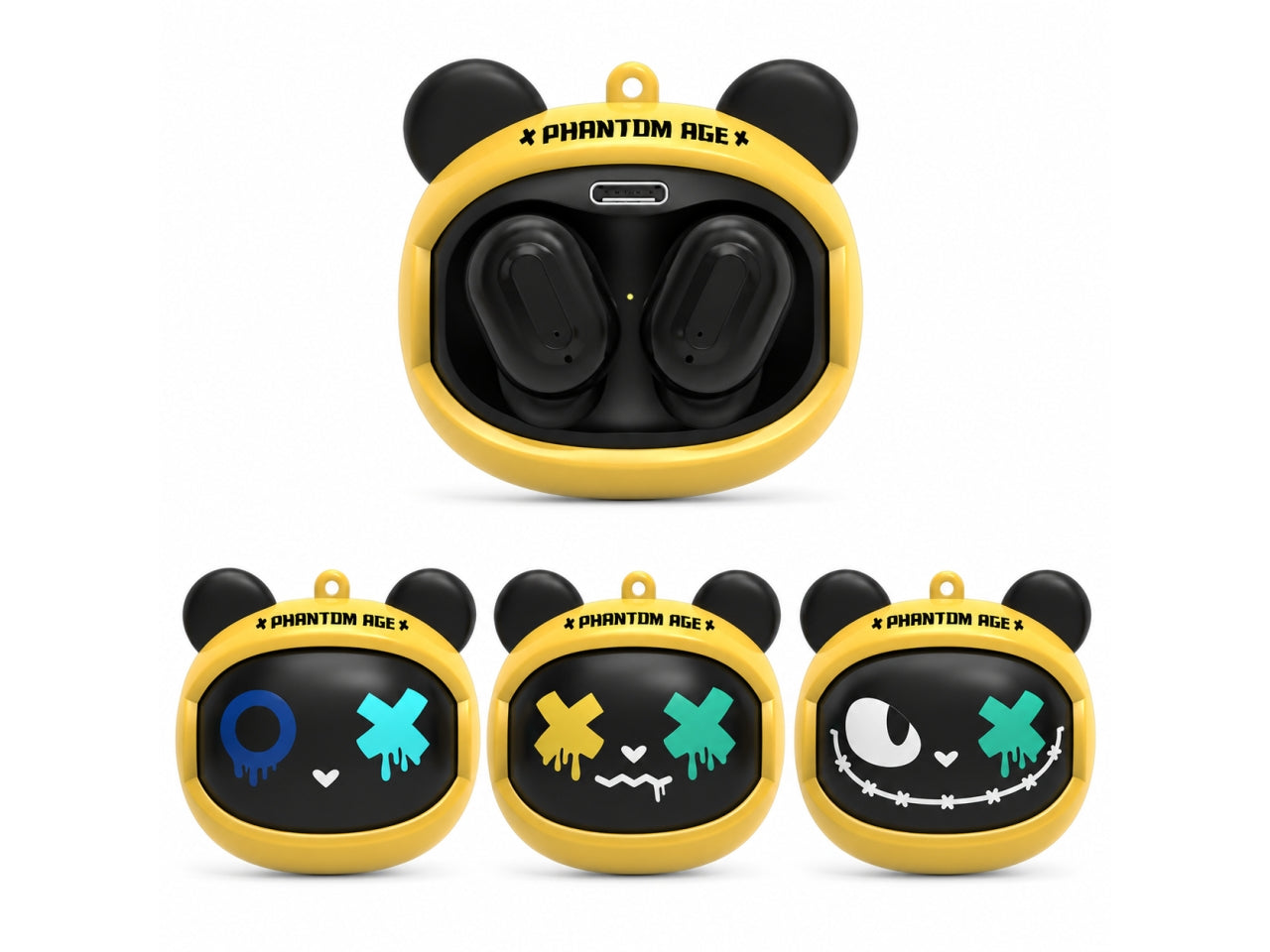 Cuffie bluetooth flipbuds con cordicella da collo in 6 modelli assortiti