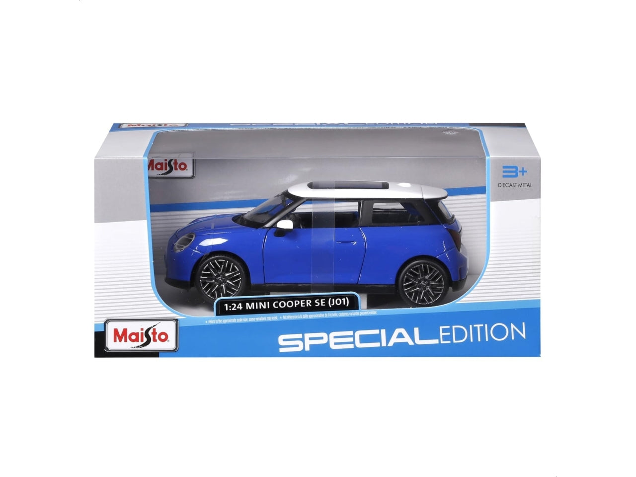 2024 mini cooper se (j01)  scala1:24 blue