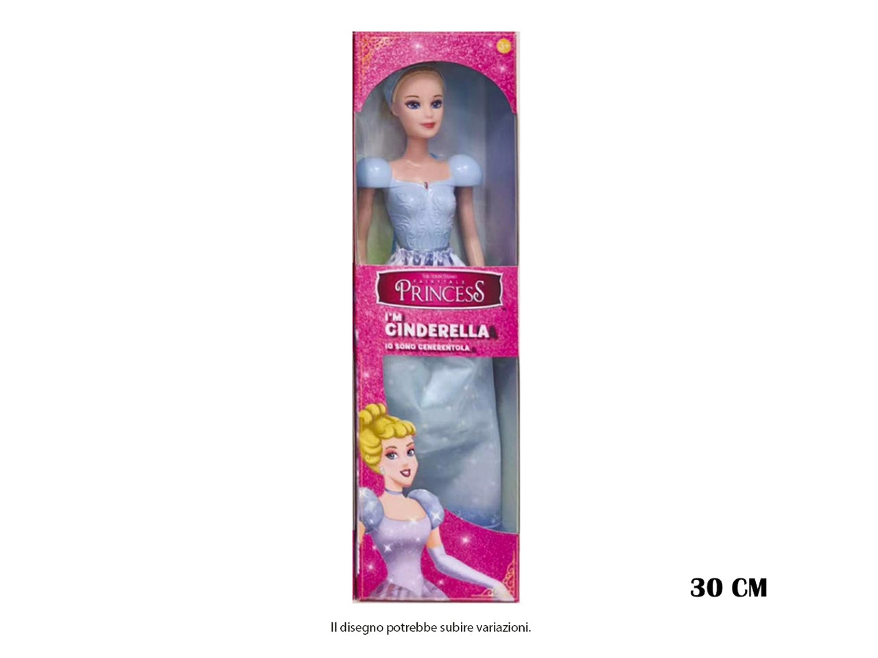 Cenerentola bambola cm.30 in scatola