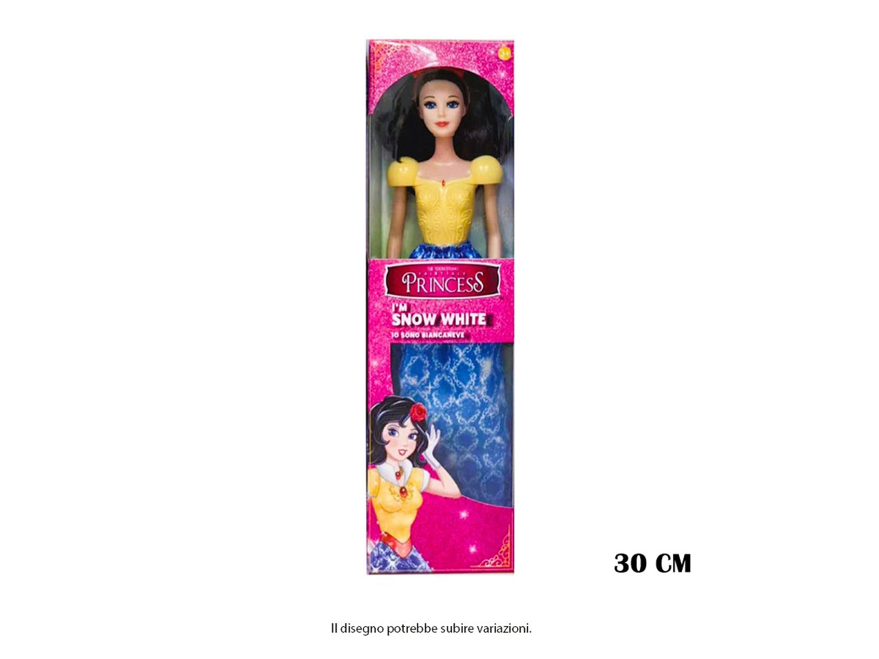Biancaneve bambola cm.30 in scatola