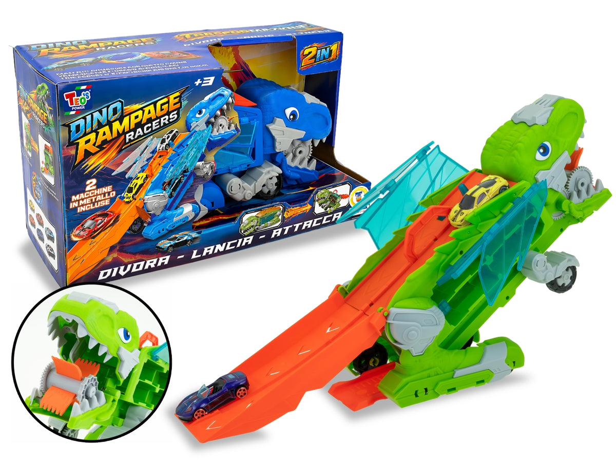 Teo's - monster track pista 3 in 1 2 auto diecast  2 colori