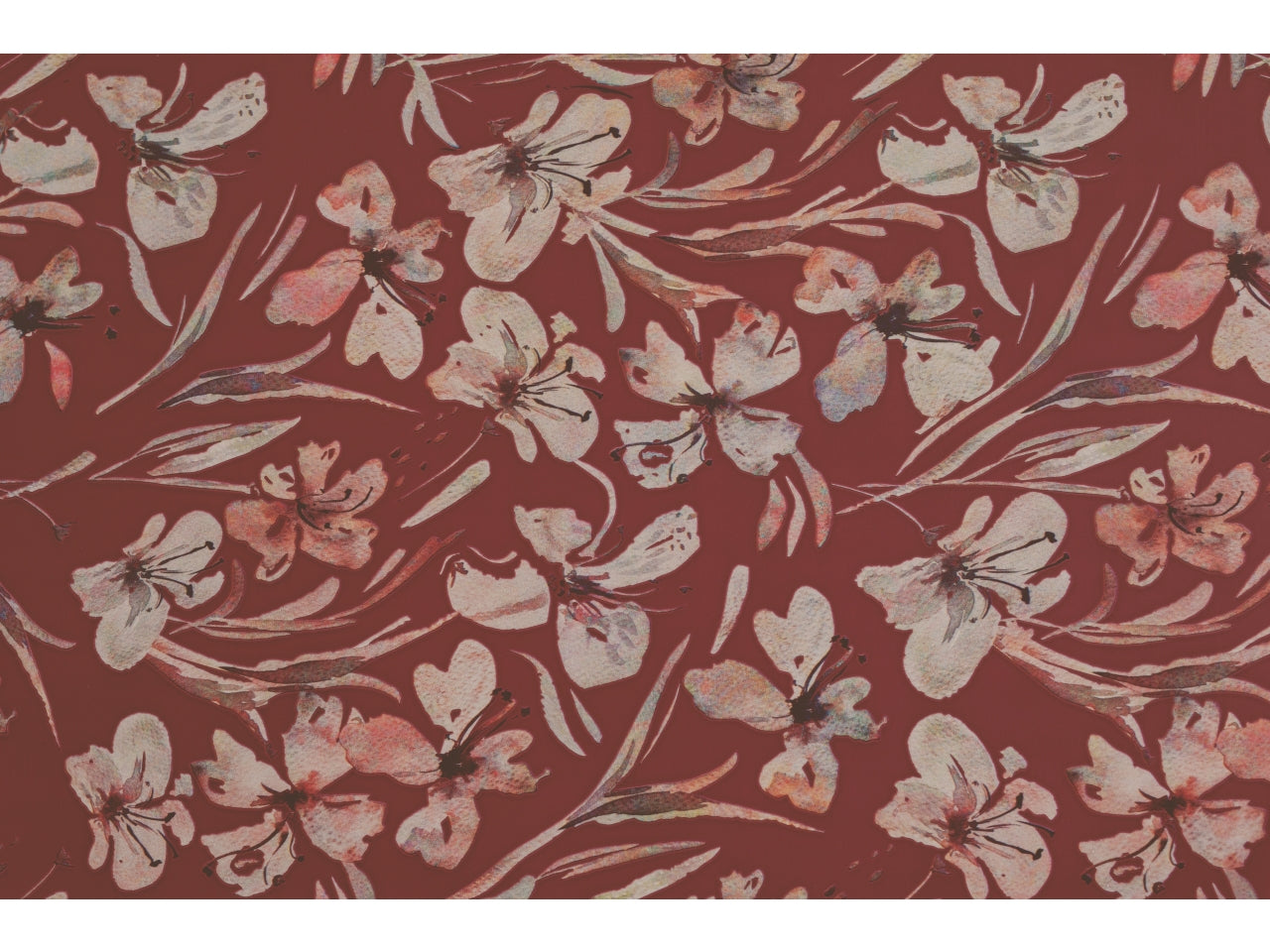 Bobina Earth fondo pieno+stampa 35my 1x25mt bordeaux