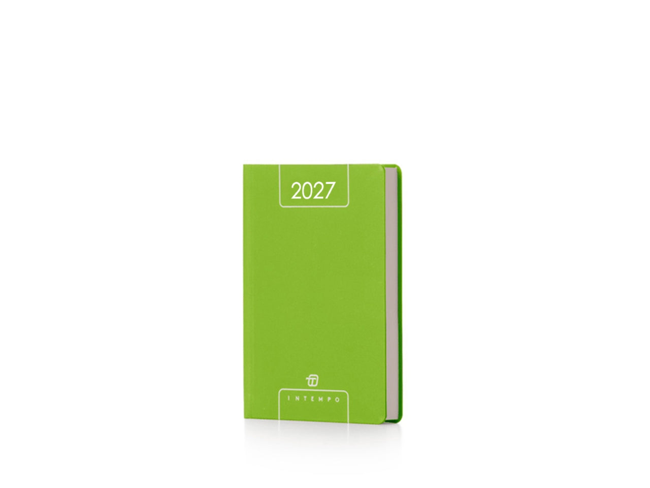 Agenda Alfa 2027 giornaliera 15x21cm in papercoat verde