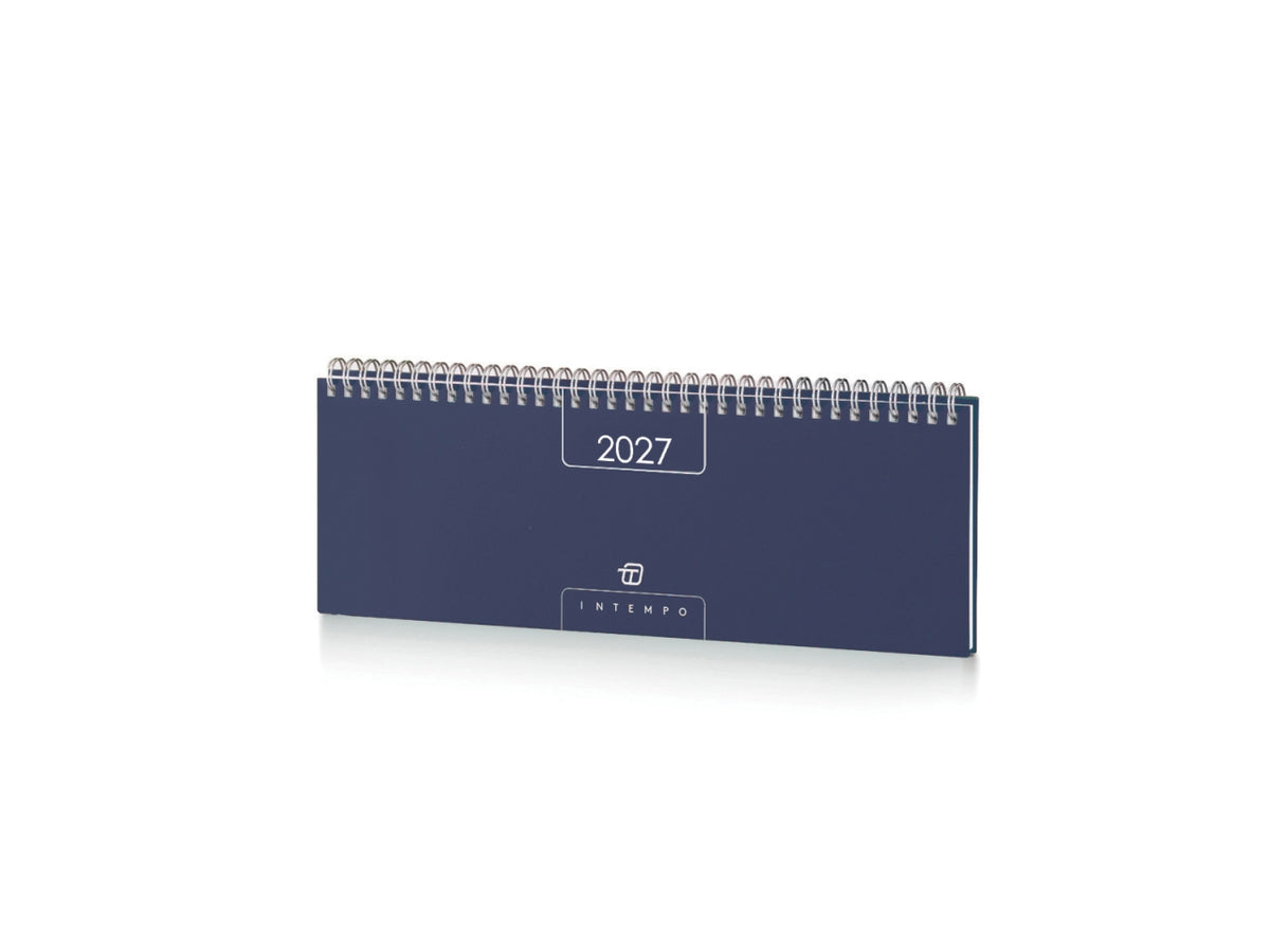 Planning Alfa 2027 settimanale 30x10cm in papercoat blu