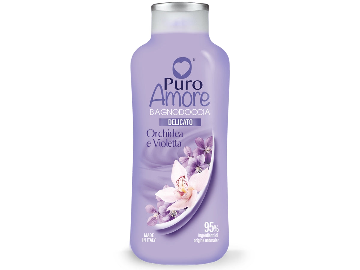 Puro Amore bagno doccia 650ml orchidea e violetta   $