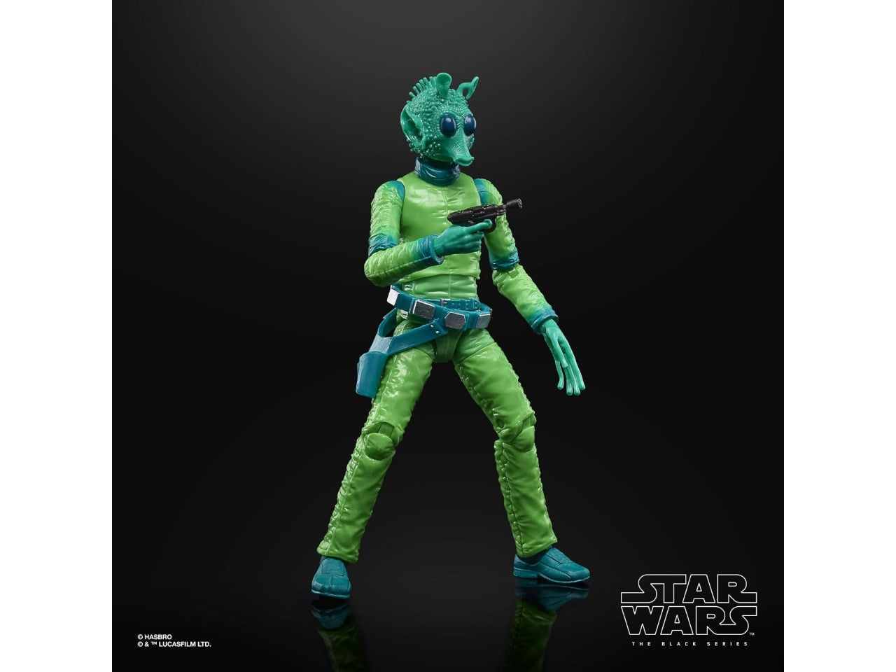 Star wars kenner greedo action figure da collezione