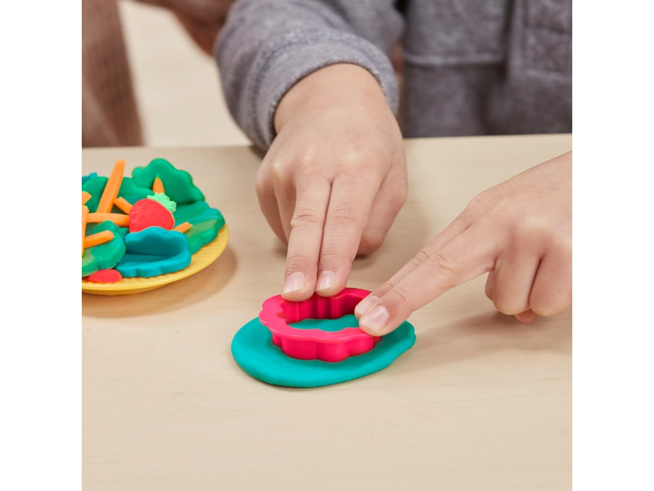 Playdoh garden set pasta da modellare gioco creativo