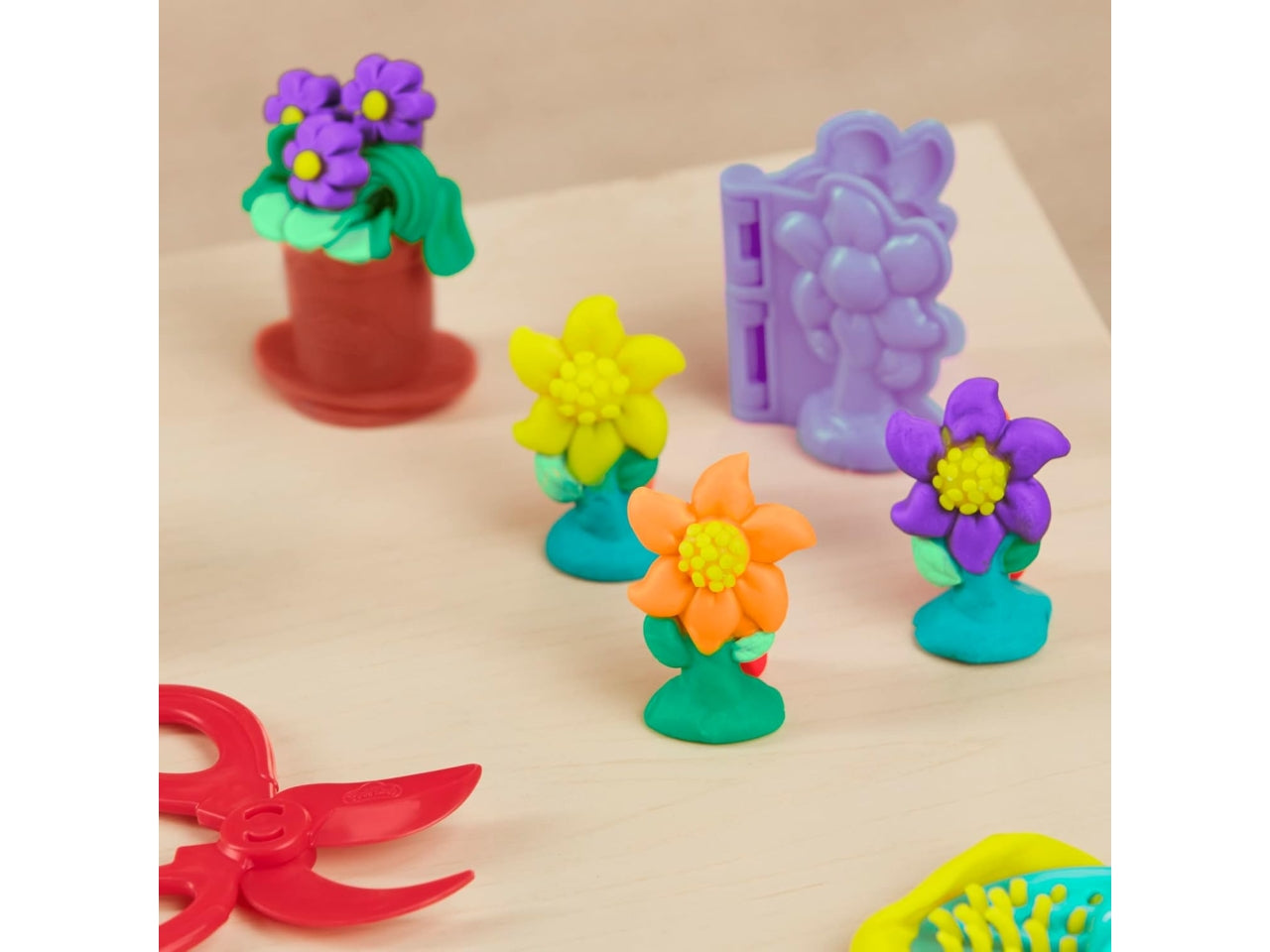 Playdoh garden set pasta da modellare gioco creativo