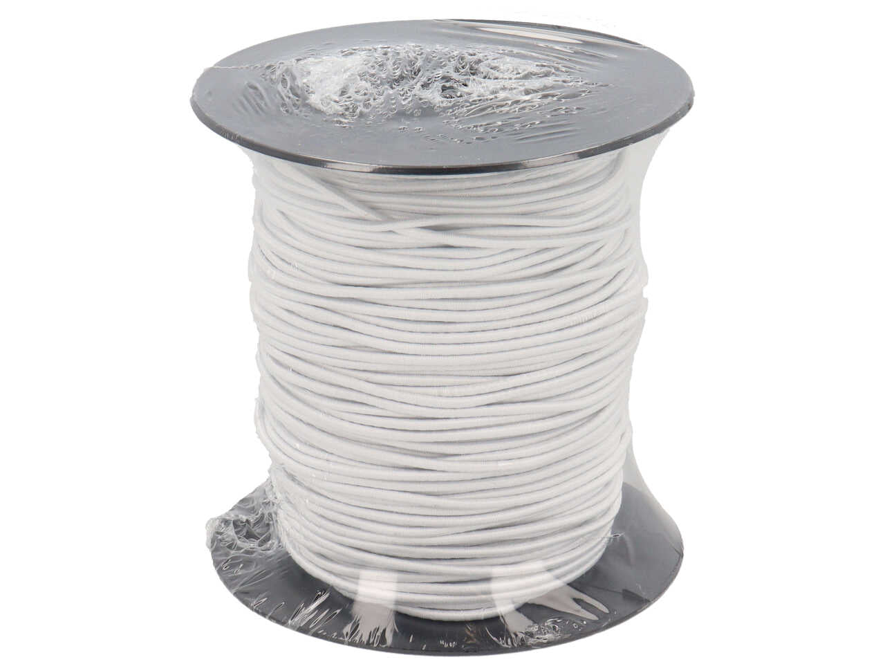 Cordoncino elastico 2mm bianco 100mt