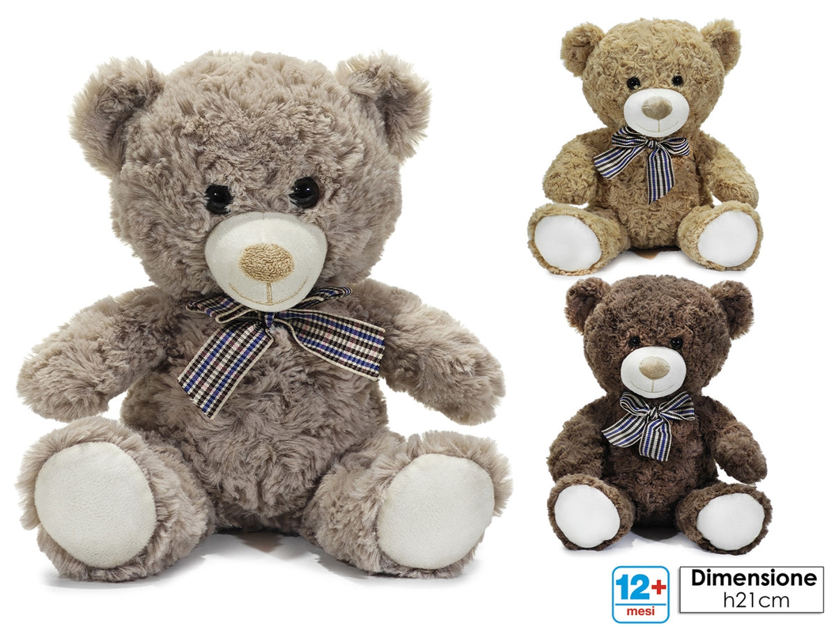 Orso Morbidosi 21cm in 3 colori assortiti
