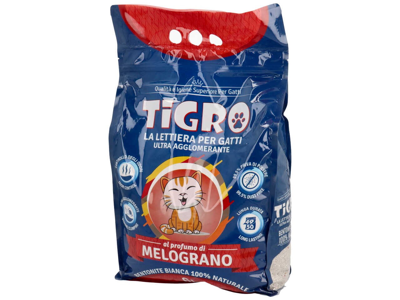 Tigro lettiera per gatti 6lt melograno