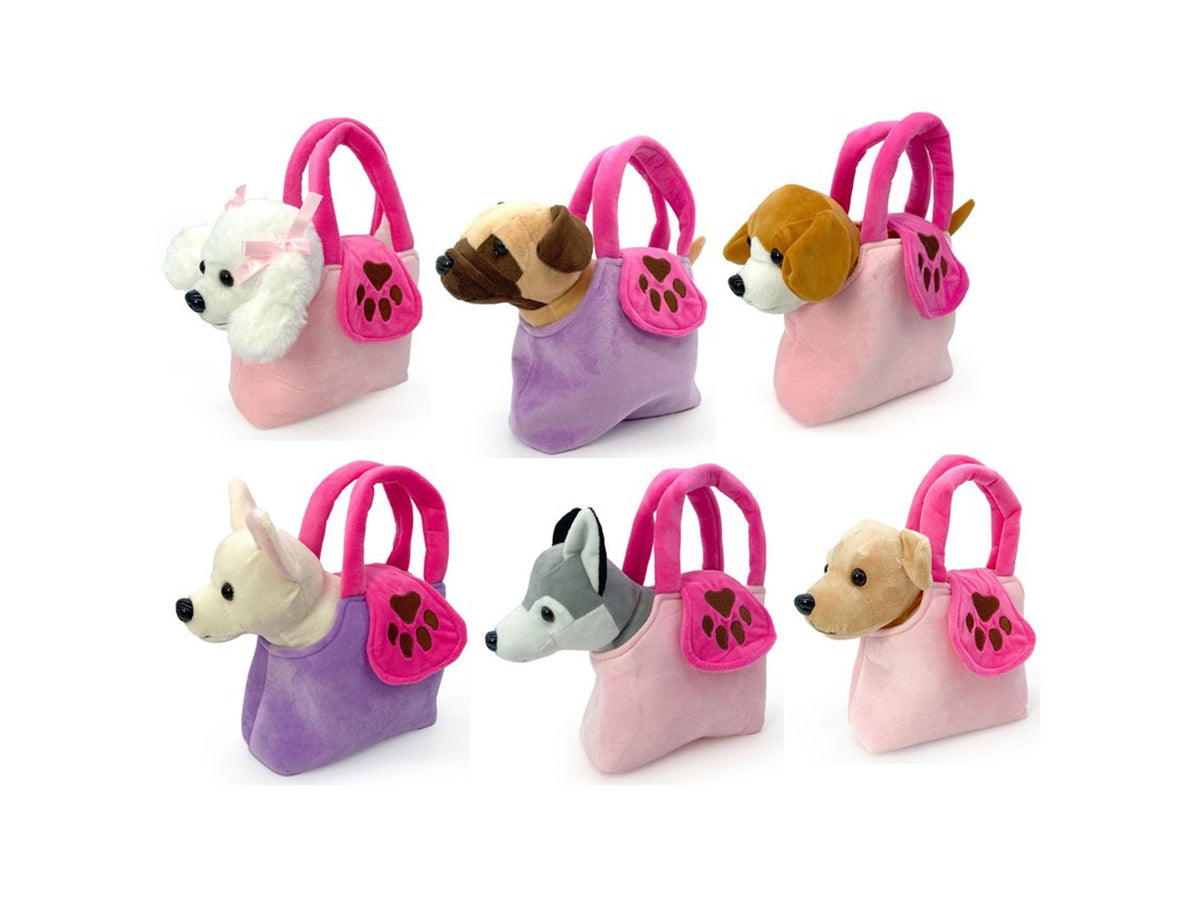 Cani 25cm 6 colori assortiti in borsetta