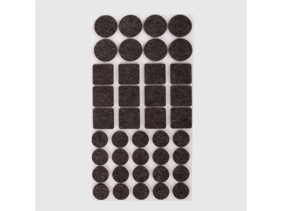Feltrini marroni 120 pezzi assortiti