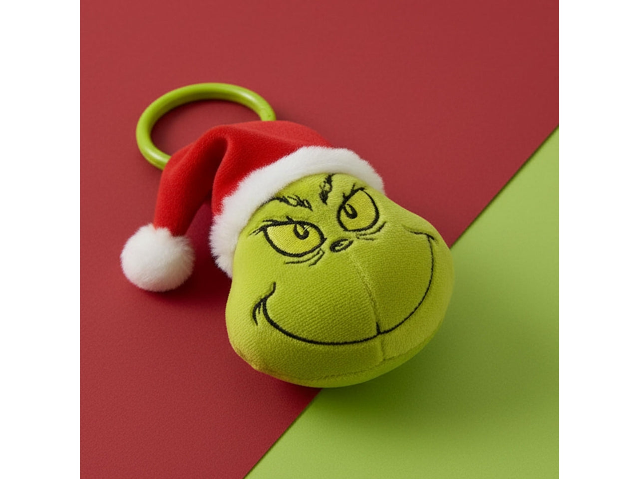 The grinch portachiavi 3d con clip