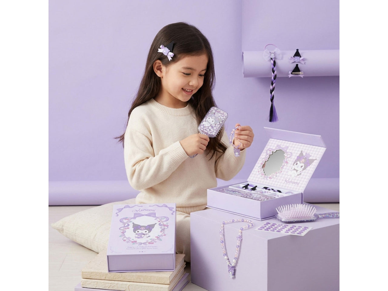 Kuromi cofanetto bellezza con accessori