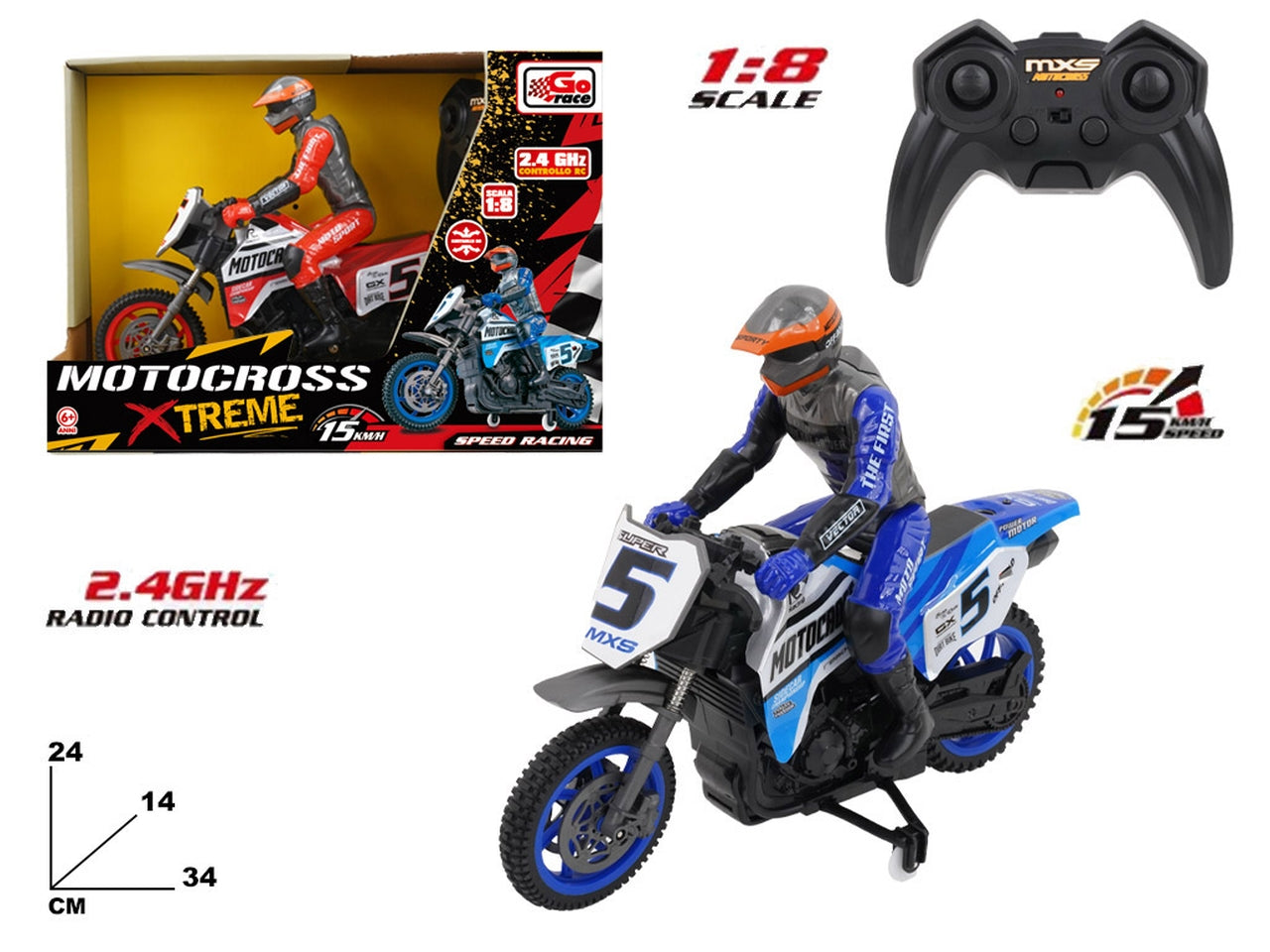 Motocross xtreme radiocomando