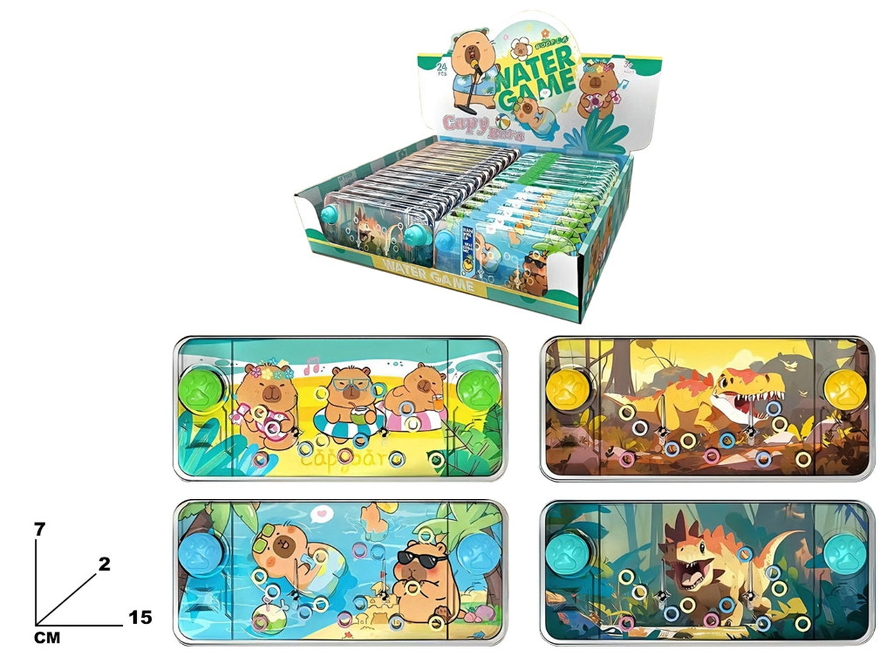 Gioco anelli dino-capybara