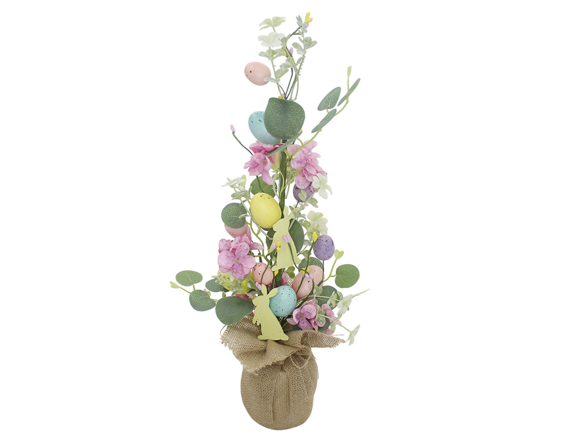 Piantina 37cm con decorazioni pasquali