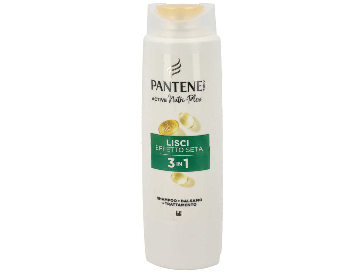 Pantene shampo 300ml lisci effetto seta 3in1 $