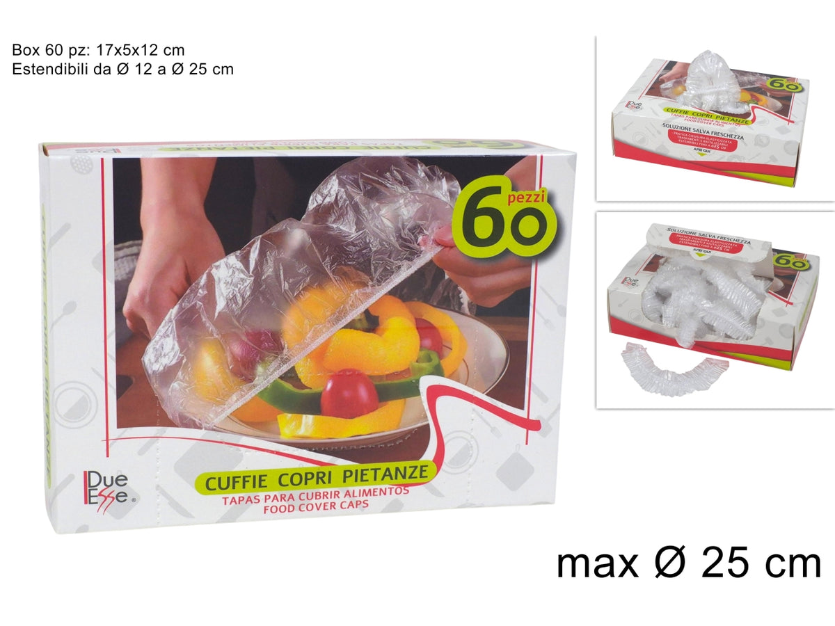 Cuffie copricibo in scatola da 60 pezzi