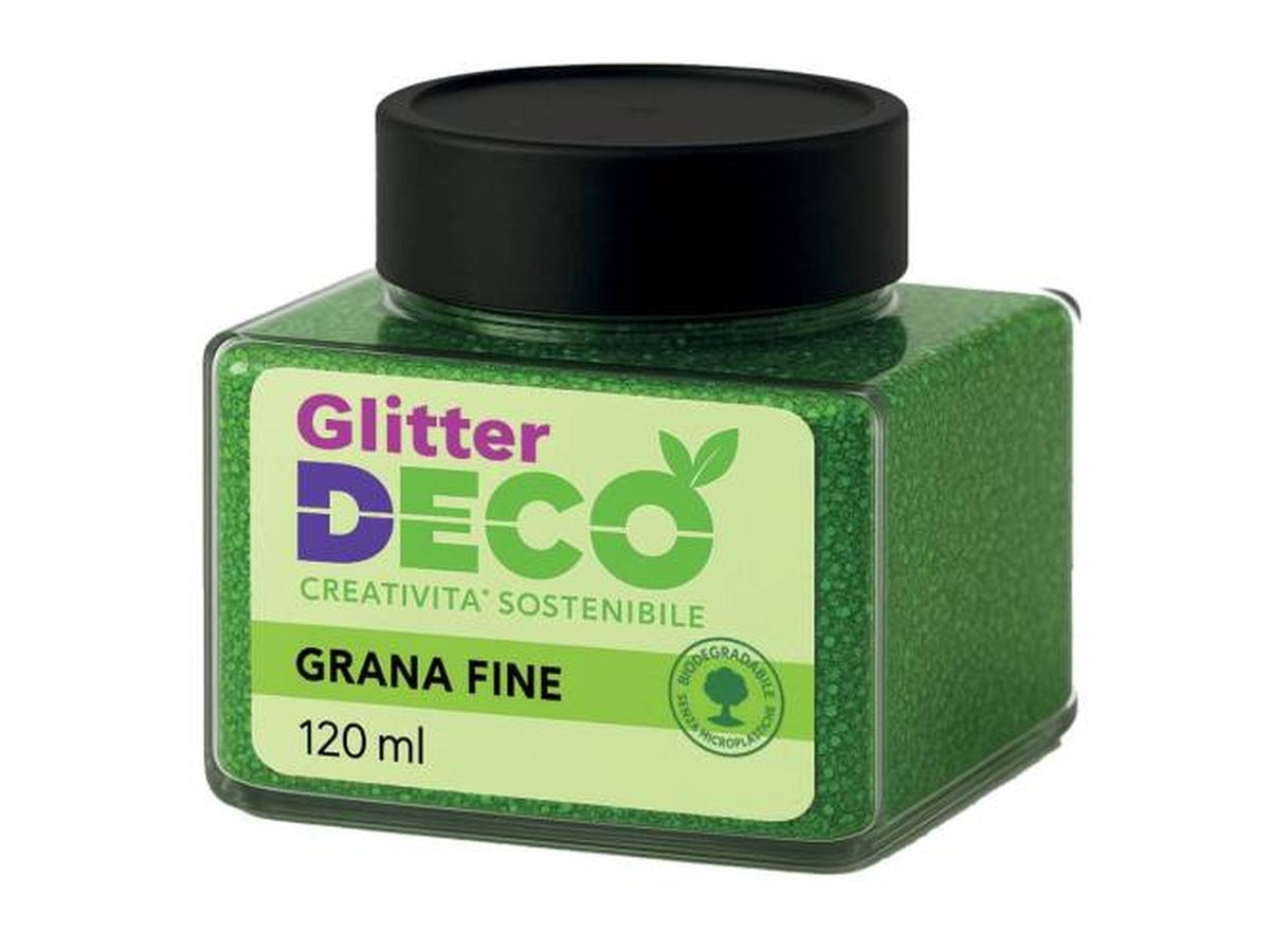 Glitter grana fine da 120ml verde