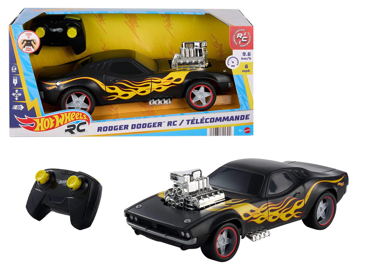 Hot wheels  rc 1:16 rodger dodger redeco
