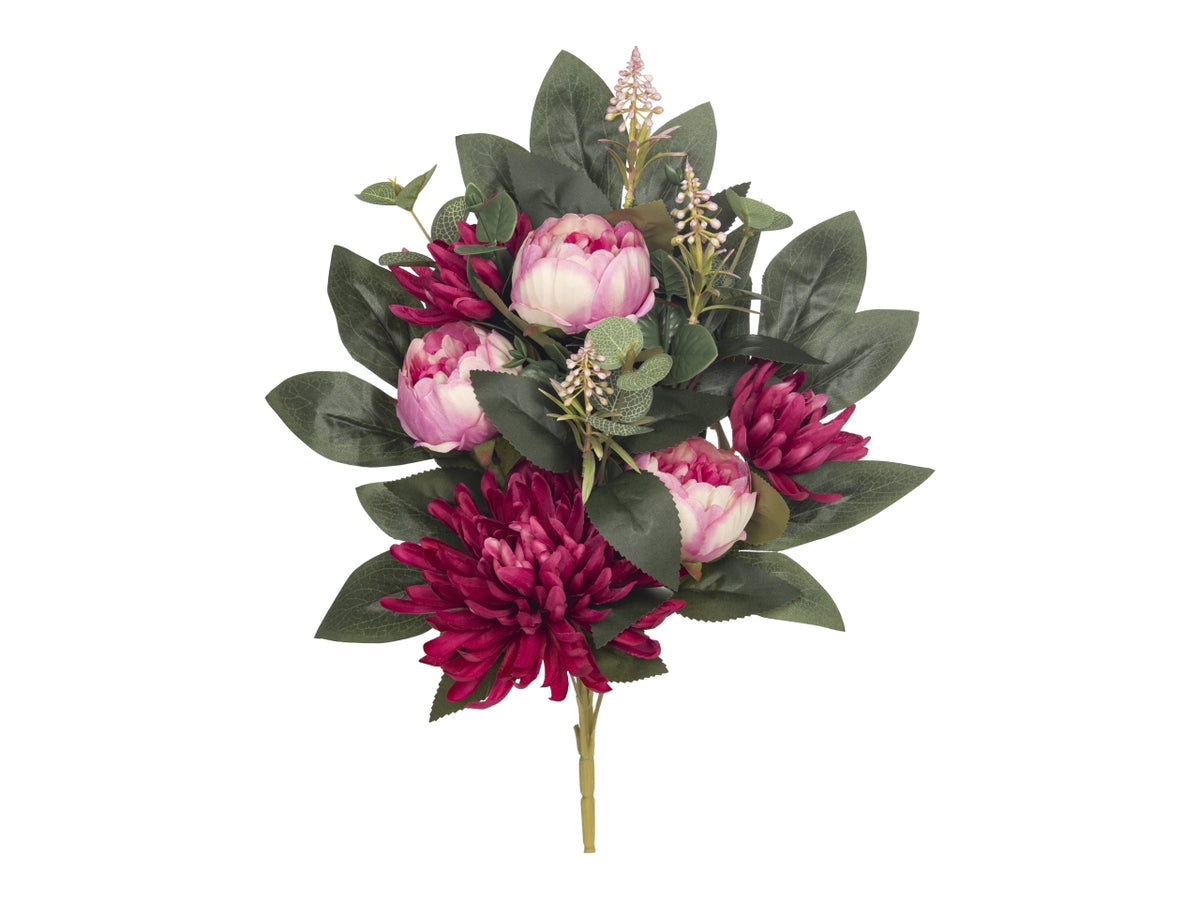 Mazzo peonia crisantemo beauty